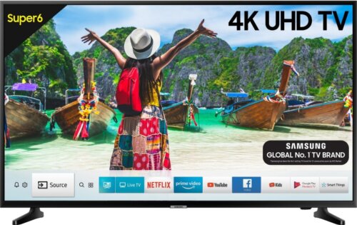 Samsung Super 6 138cm 55 inch Ultra HD 4K LED Smart TV UA55NU6100KXXL / UA55NU6100KLXL