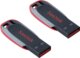 SanDisk USB Cruzer Blade Flash Drive 32GB + 16 GB Pen Drive(Red, Black)