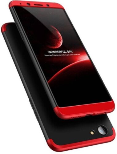 SAPCASE Back Cover for Oppo A83 2018(Red, Shock Proof)