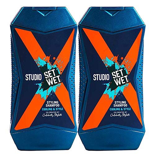 Set Wet Studio X Styling Shampoo For Men, Cooling & Style, 180 ml