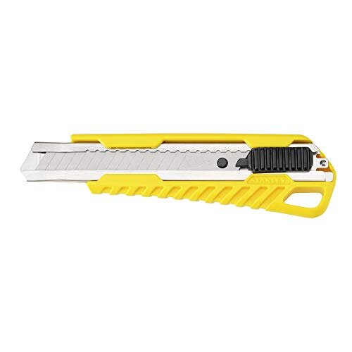 STANLEY STHT10276-812 18mm Steel Snap-Off Knife (Yellow)