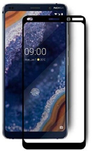 Ultra Edge To Edge Tempered Glass for Nokia 9 glass(Pack of 1)