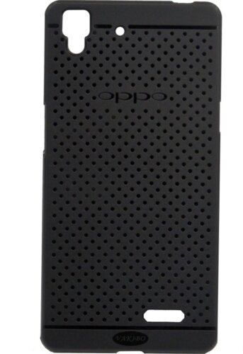 VAKIBO Back Cover for OPPO R7 Lite(Black, Grip Case)